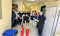 آموزش اصول ایمنی و آتش نشانی در مرکز آموزشی درمانی 17 شهریور