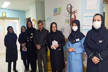معارفه سرپرستاران جدید بخش‌های اورژانس، PICU و درمانگاه تخصصی مرکز آموزشی درمانی ۱۷ شهریور 