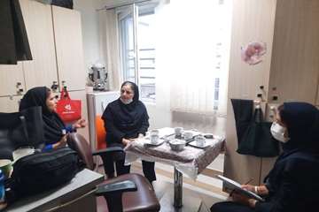 ارزیابی میدانی مرکز آموزشی درمانی ۱۷ شهریور توسط کارشناسان معاونت بهداشتی، معاونت درمان و مرکز بهداشت شهرستان رشت در حیطه ترویج 