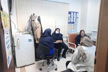 ارزیابی میدانی مرکز آموزشی درمانی ۱۷ شهریور توسط کارشناسان معاونت بهداشتی، معاونت درمان و مرکز بهداشت شهرستان رشت در حیطه ترویج 