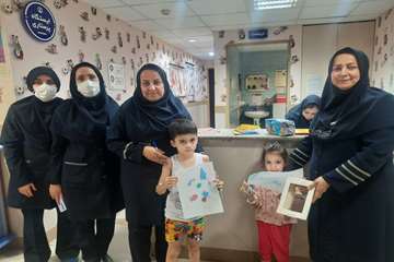 اقدامات بیمارستان17 شهریور به مناسبت هفته کودک