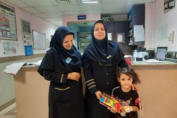 اقدامات بیمارستان17 شهریور به مناسبت هفته کودک