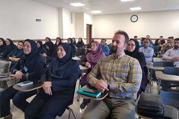 برگزاری مراسم تودیع و معارفه مسئول واحد خدمات عمومی مرکز آموزشی درمانی 17 شهریور رشت