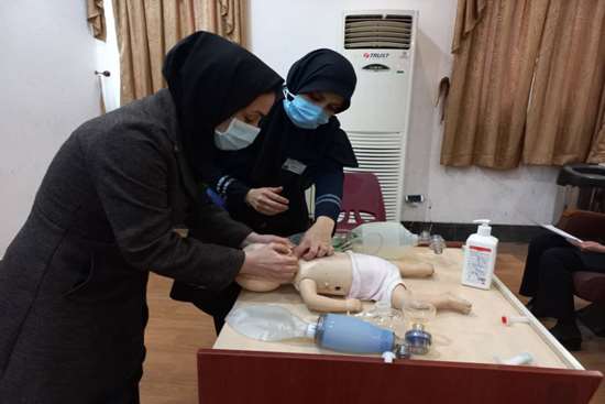 برگزاری سومین جلسه کارگاه آموزشی  CPR در بیمارستان 17 شهریور رشت 