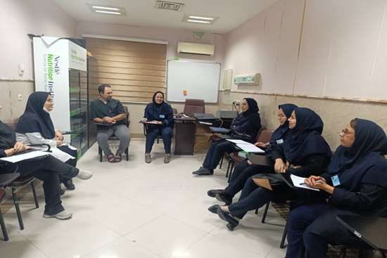 برگزاری نشست رابطین ایمنی بیمار مرکز آموزشی درمانی 17 شهریور 